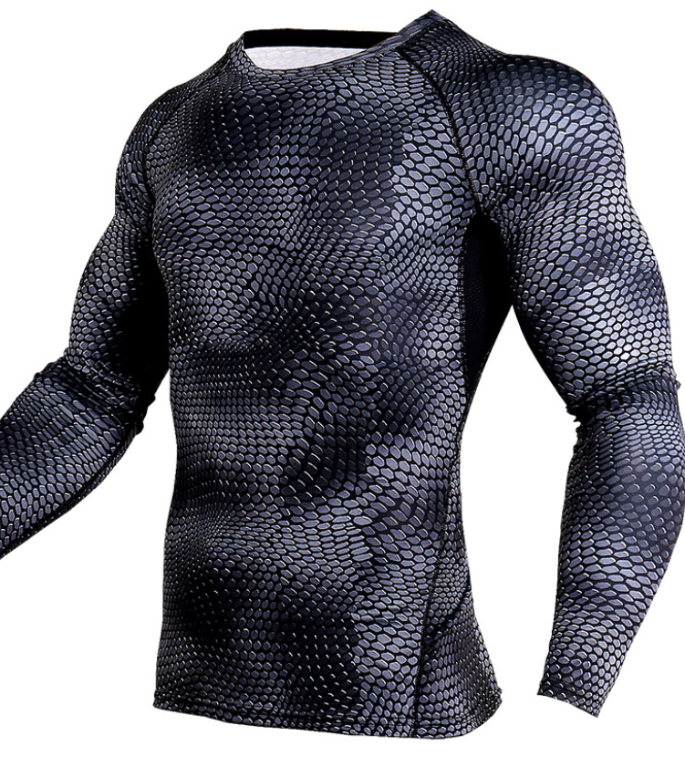 Men's Compression Shirt Long Sleeve Breathable Quick...